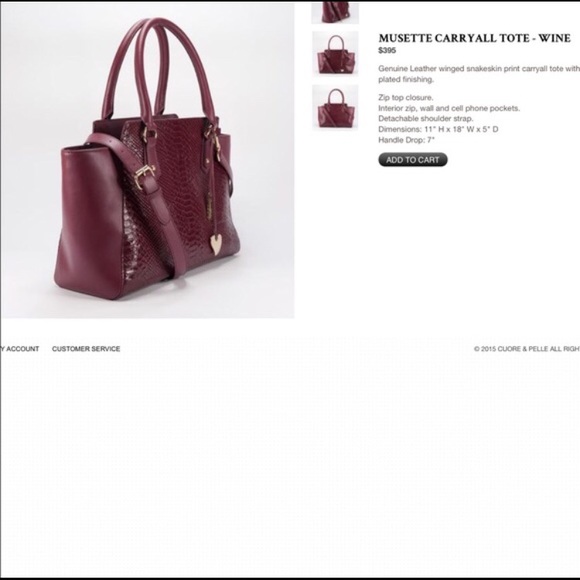 Cuore & Pelle purse - Picture 3 of 3